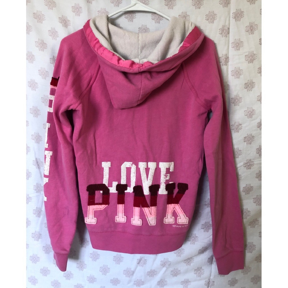 PINK zip up sweatshirt